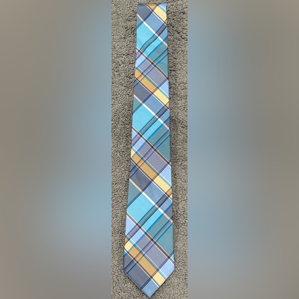 Tommy Hilfiger Multicolor Plaid Tie